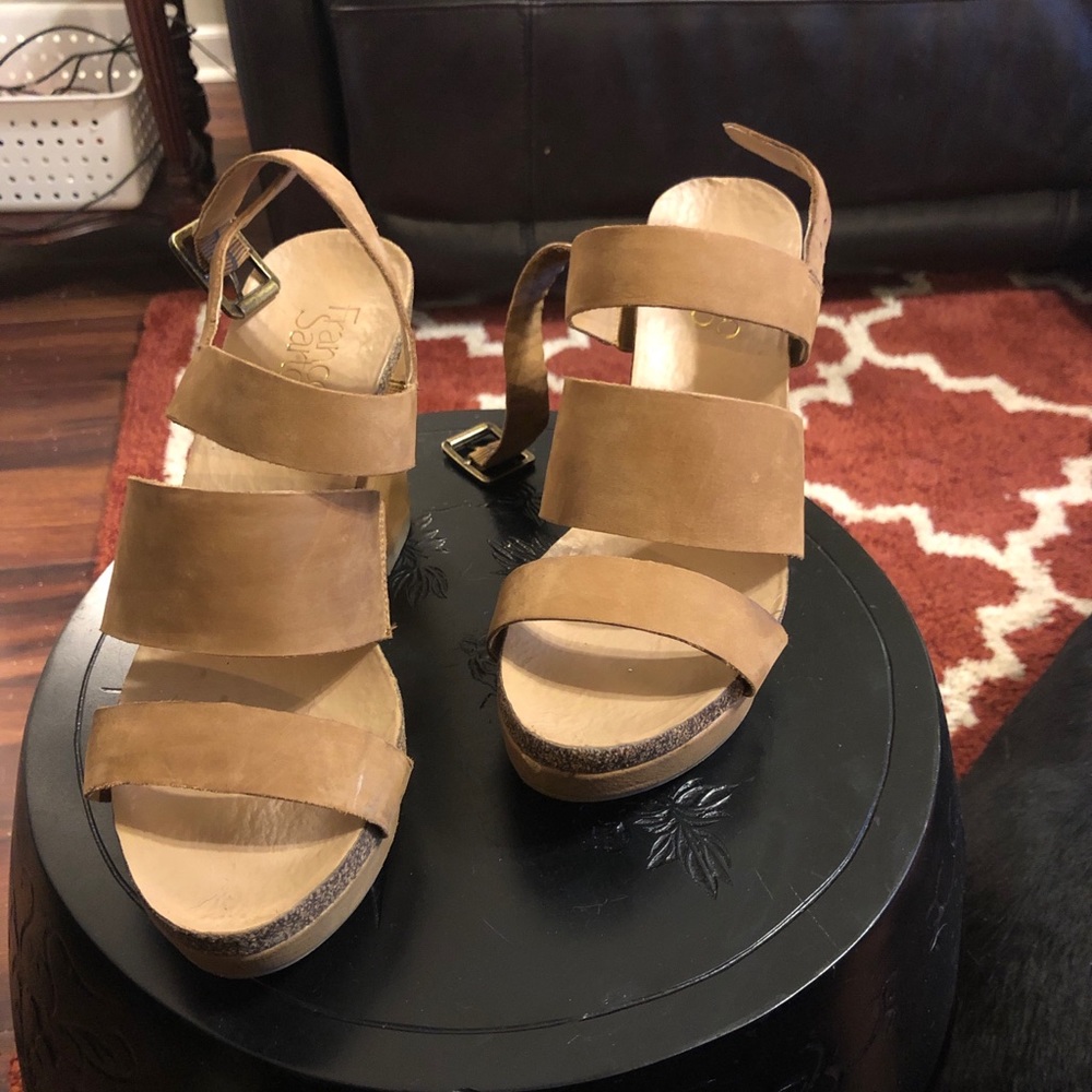 high heel wedges